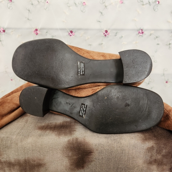 Vintage Mod 90s Faux Suede GoGo Boots - Picture 6 of 7